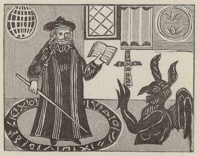 Dr John Faustus (gravür) by English School