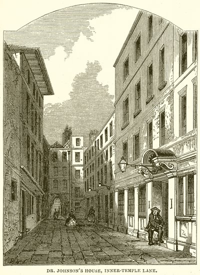 Dr. Johnsons House, Inner-Temple Lane by English School