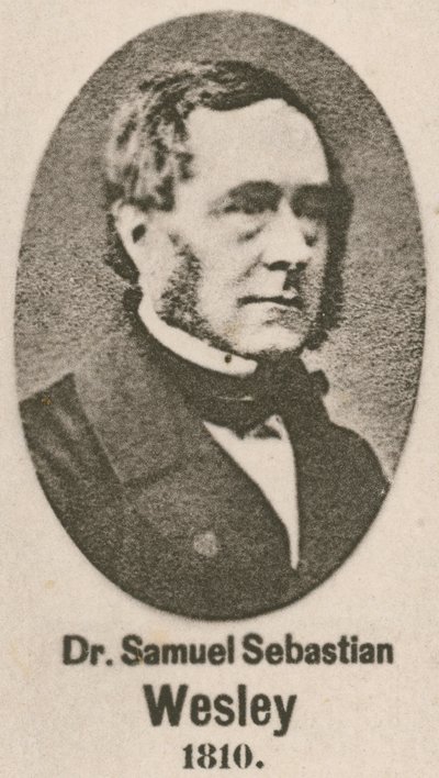 Dr Samuel Sebastian Wesley (gravür) by English School
