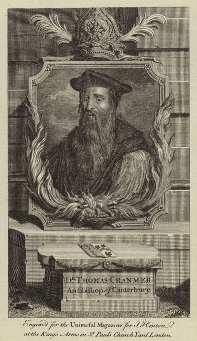 Dr Thomas Cranmer, Canterbury Başpiskoposu by English School