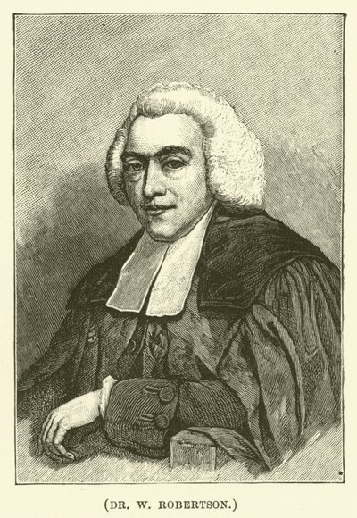 Dr W Robertson (gravür) by English School