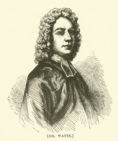 Dr Watts (gravür) by English School