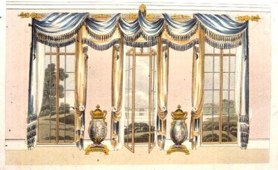 Misafir odası pencere perdeleri, Ackermann