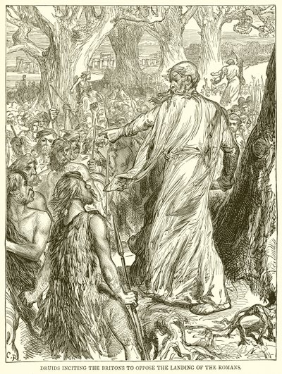 Druidler, Britanyalıları Romalıların inişine karşı çıkmaya teşvik ediyor by English School