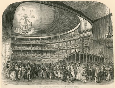 Drury Lane Tiyatrosu yeniden dekore edildi - Julliens Promenade Konseri by English School