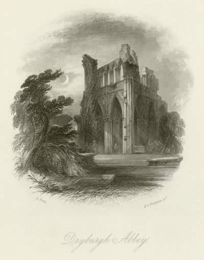 Dryburgh Manastırı by English School