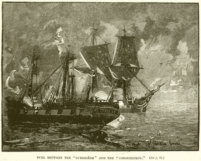 Guerriere ve Anayasa arasındaki düello by English School