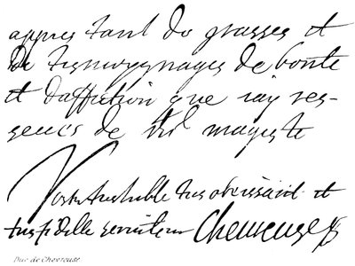 Chevreuse Dükü by English School