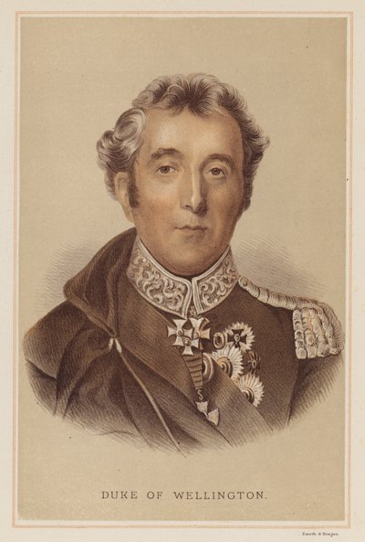 Wellington Dükü (renkli taş) by English School