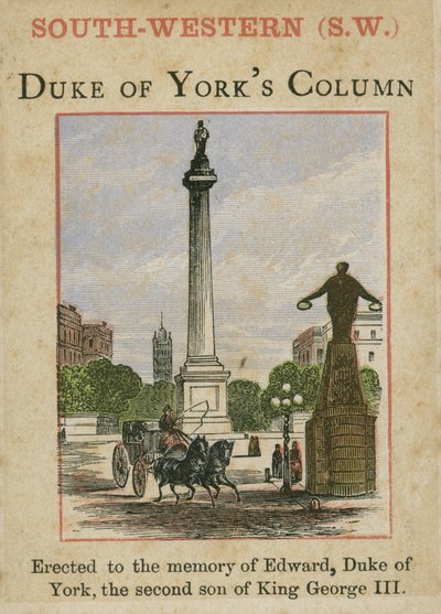 Yorks Sütunu Dükü by English School