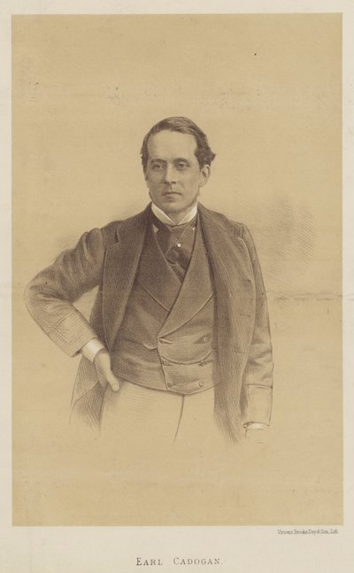 Earl Cadogan, İrlanda Genel Valisi (lito) by English School