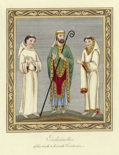10. ve 11. Yüzyılların Din adamları by English School