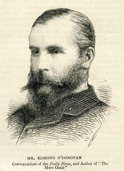 Edmond ODonovan (1844-83) by English School