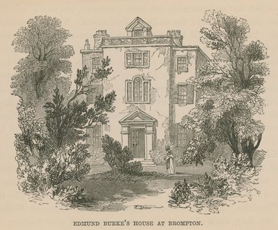 Edmund Burkes Evi, Brompton, Londra by English School