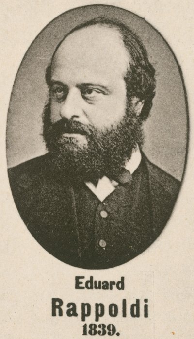 Eduard Rappoldi (gravür) by English School