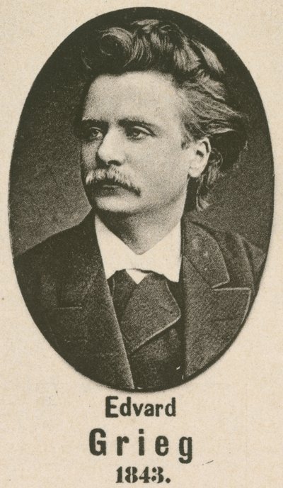 Edvard Grieg (gravür) by English School
