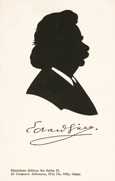 Edvard Grieg, Norveçli besteci (lito) by English School