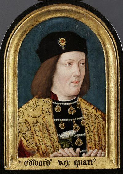 Edward IV, c.1510-1540 (panelde yağlı boya) (ayrıca bkz. 235435) by English School