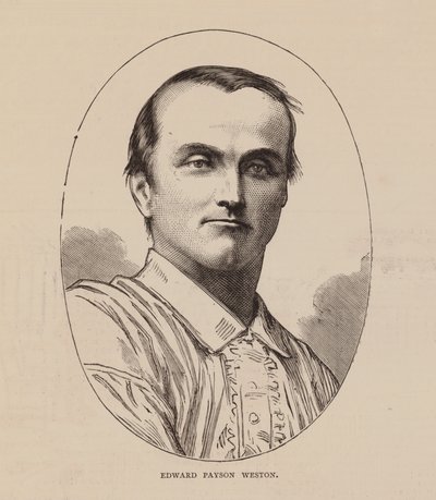 Edward Payson Weston (gravür) by English School