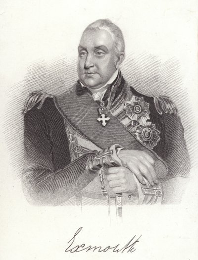 Edward Pellew, 1 Vikont Exmouth, İngiliz amiral by English School