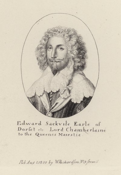 Edward Sackville, Dorset Kontu (gravür) by English School