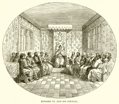 Edward VI ve Konseyi by English School