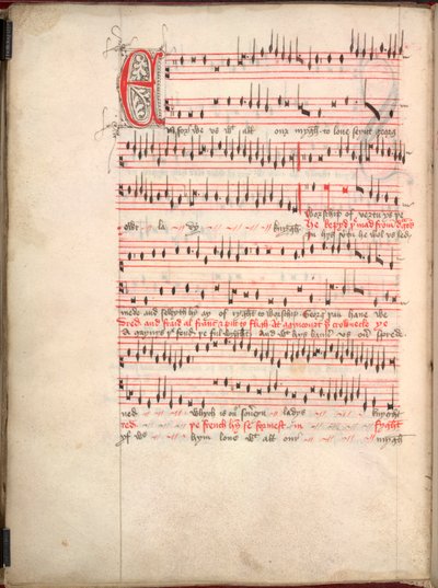 Egerton 3307, f.63v Carol için St. George by English School