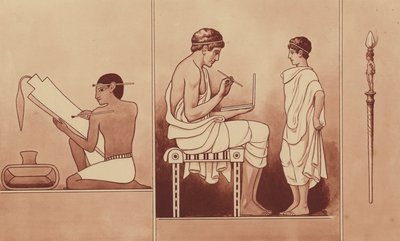 Mısırlı yazar ve Yunan okul çocuğu by English School