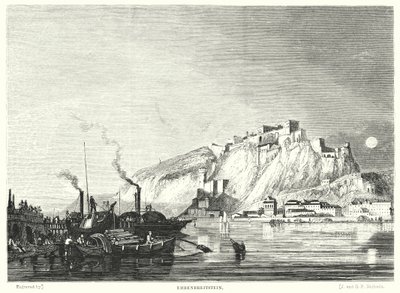 Ehrenbreitstein (gravür) by English School