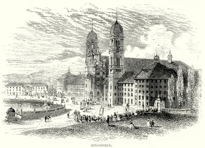Einsiedeln (gravür) by English School