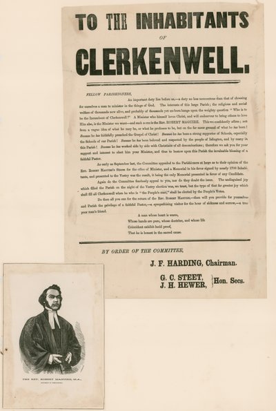 Bakan Seçimi, St James Kilisesi, Clerkenwell by English School