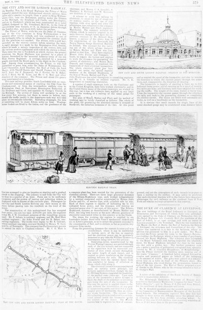 Elektrikli Tramvay, 1890 by English School
