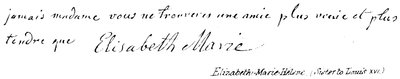 Elizabeth-Marie-Helene, (Louis XVI