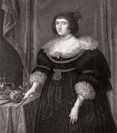 Elizabeth, Bohemya Kraliçesi (1596-1662), Lodges British Portraits, 1823 by English School