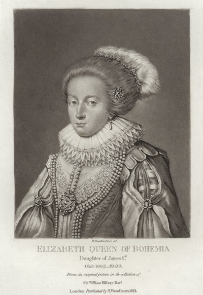 Elizabeth, Bohemya Kraliçesi by English School