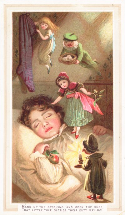 Noel hediyeleri, Noel Kartı dağıtan elfler by English School
