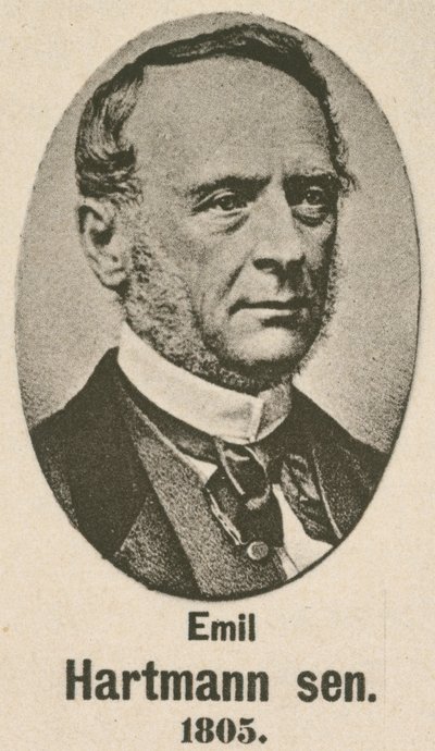 Emil Hartmann Kıdemli (gravür) by English School
