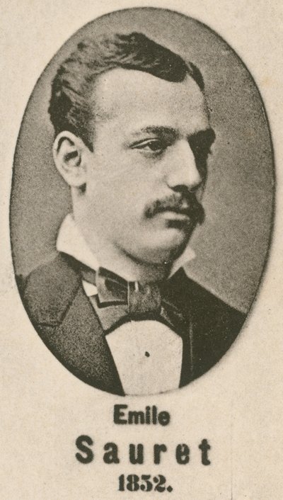 Emile Sauret (gravür) by English School