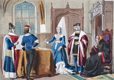 15. yüzyılın sonlarından İngiliz kostümleri, William Hickman Smith Aubrey