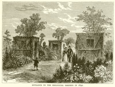 1840 yılında Hayvanat Bahçeleri