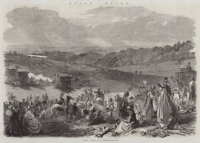 Epsom Yarışları (gravür) by English School