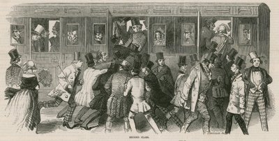 Epsom Yarışları 1847: Demiryolu - İkinci Sınıf by English School
