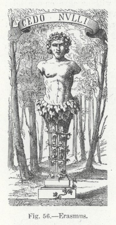 Erasmus (gravür) by English School