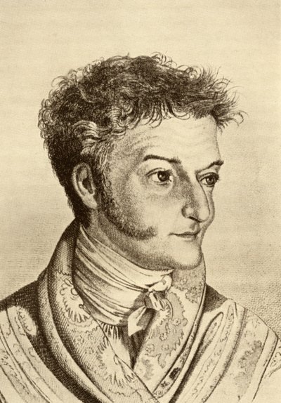 Ernst Theodor Amadeus Hoffmann (1776-1822) (gravür) by English School
