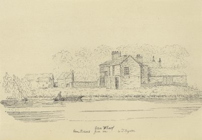 Eton Rıhtımı, 1821 (gravür) by English School