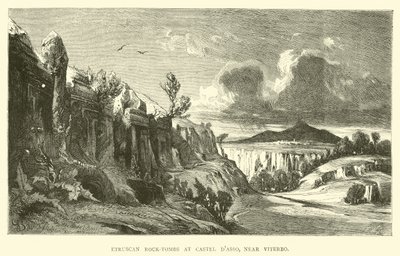 Viterbo yakınlarındaki Castel dAsso