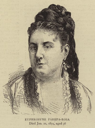 Euphrosyne Parepa-Rosa (gravür) by English School