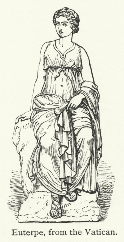 Euterpe (gravür) by English School