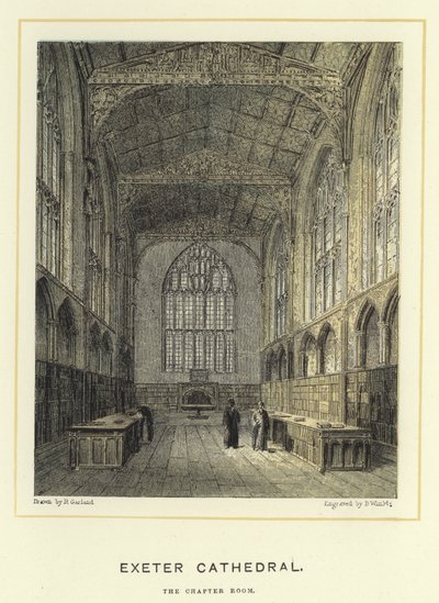 Exeter Katedrali, bölüm odası by English School