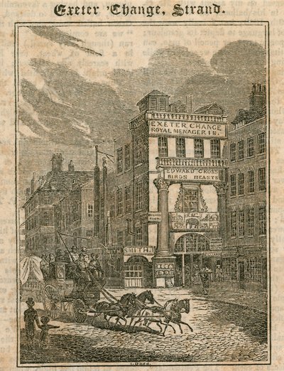 Exeter Change, The Strand, Londra by English School